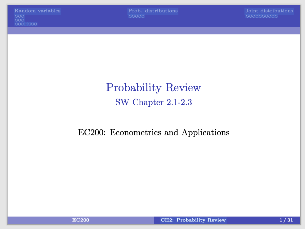 First slide